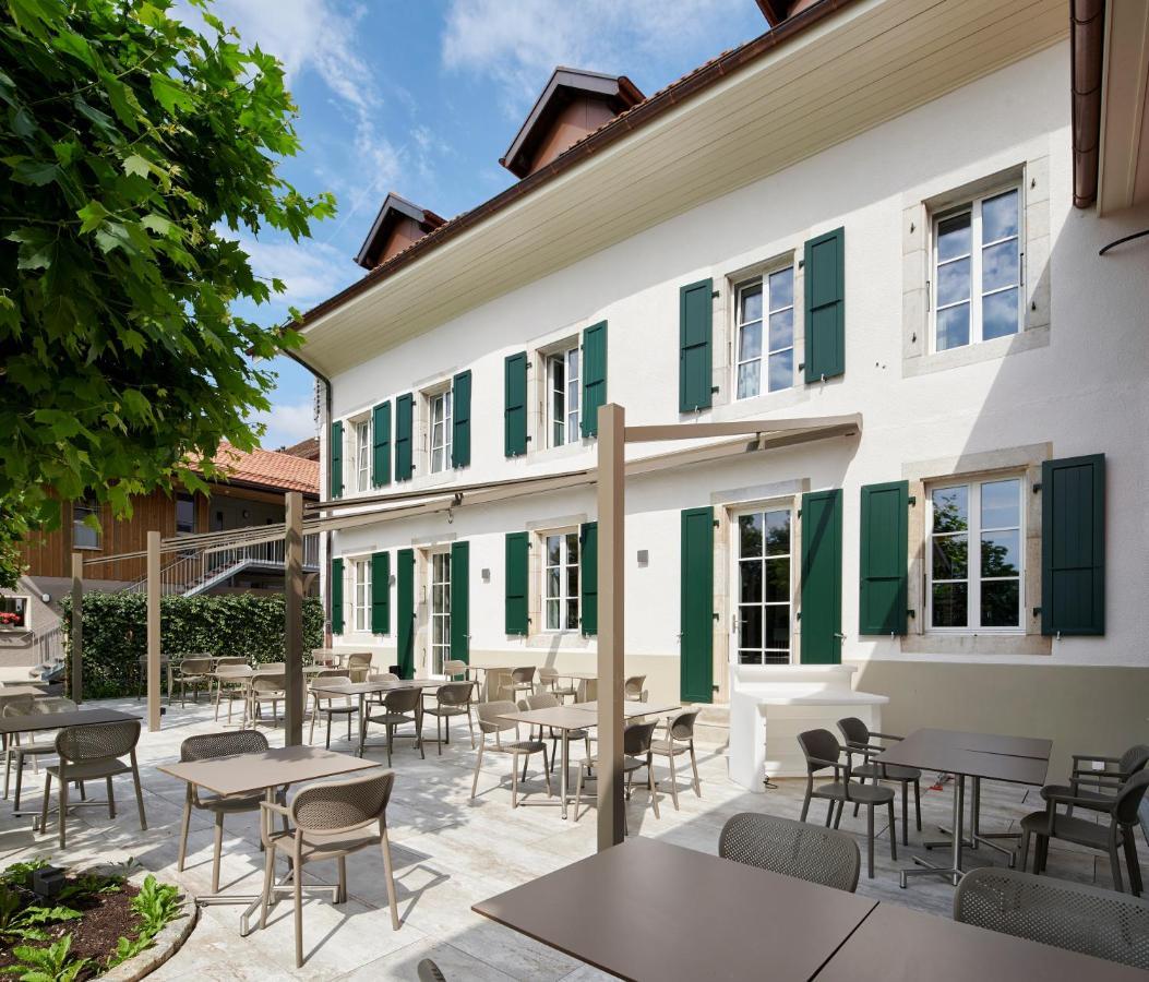 Auberge La Croix-Blanche Gingins Exterior foto