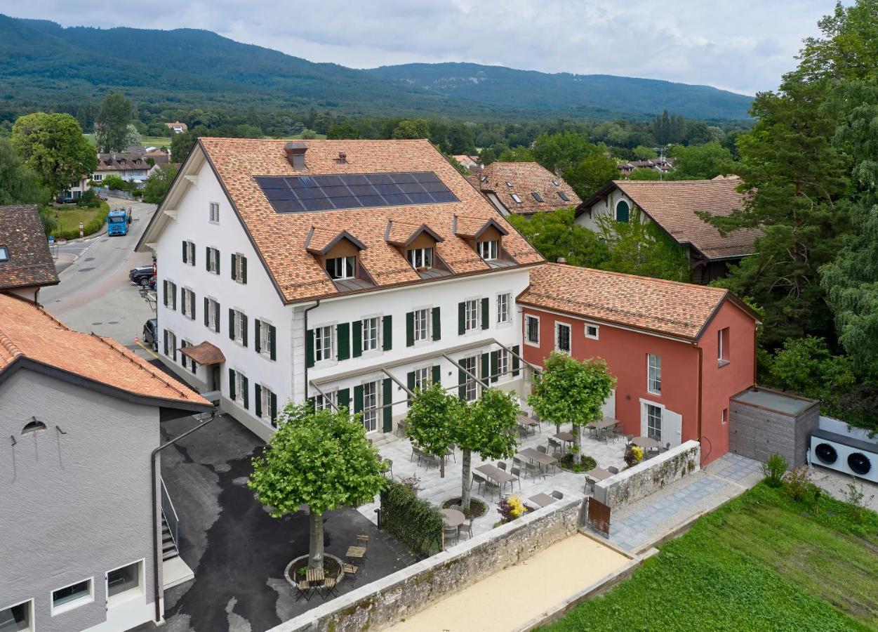Auberge La Croix-Blanche Gingins Exterior foto