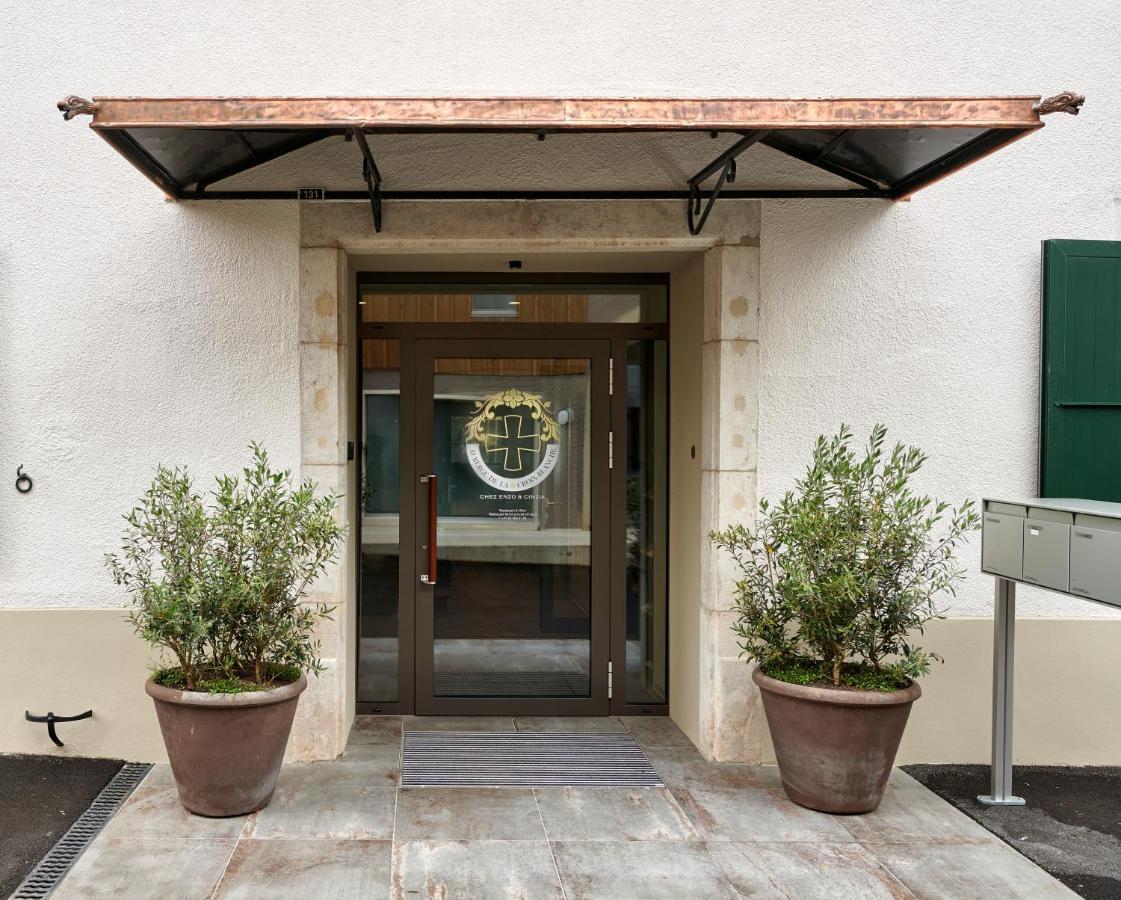 Auberge La Croix-Blanche Gingins Exterior foto