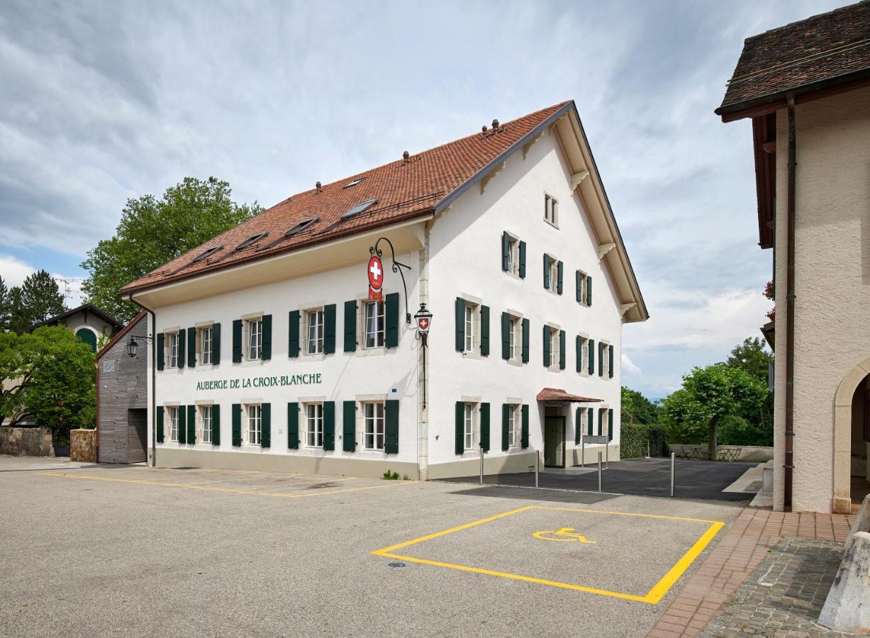 Auberge La Croix-Blanche Gingins Exterior foto