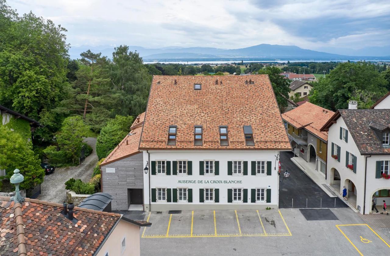 Auberge La Croix-Blanche Gingins Exterior foto